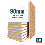 PANEL SIP 90mm - OSB 11,1 APA PROTEC | PALO 2X3" CEP.