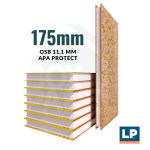 PANEL SIP 175 mm - OSB 11,1 APA PROTEC | PALO 2X6" BTO.