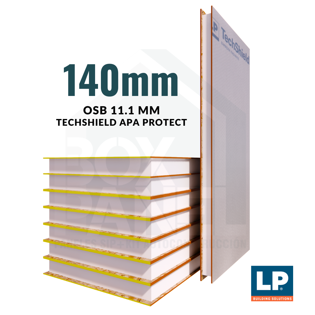 Magic Techshield PANEL SIP 140 mm - OSB 11,1 TECHSHIELD | PALO 2X5