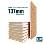 PANEL SIP 137 mm - OSB 9,5 APA PROTEC | PALO 2X5" CEP.