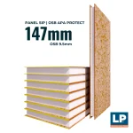 PANEL SIP 147 mm - OSB 9,5 APA PROTEC | PALO 2X5" BTO.