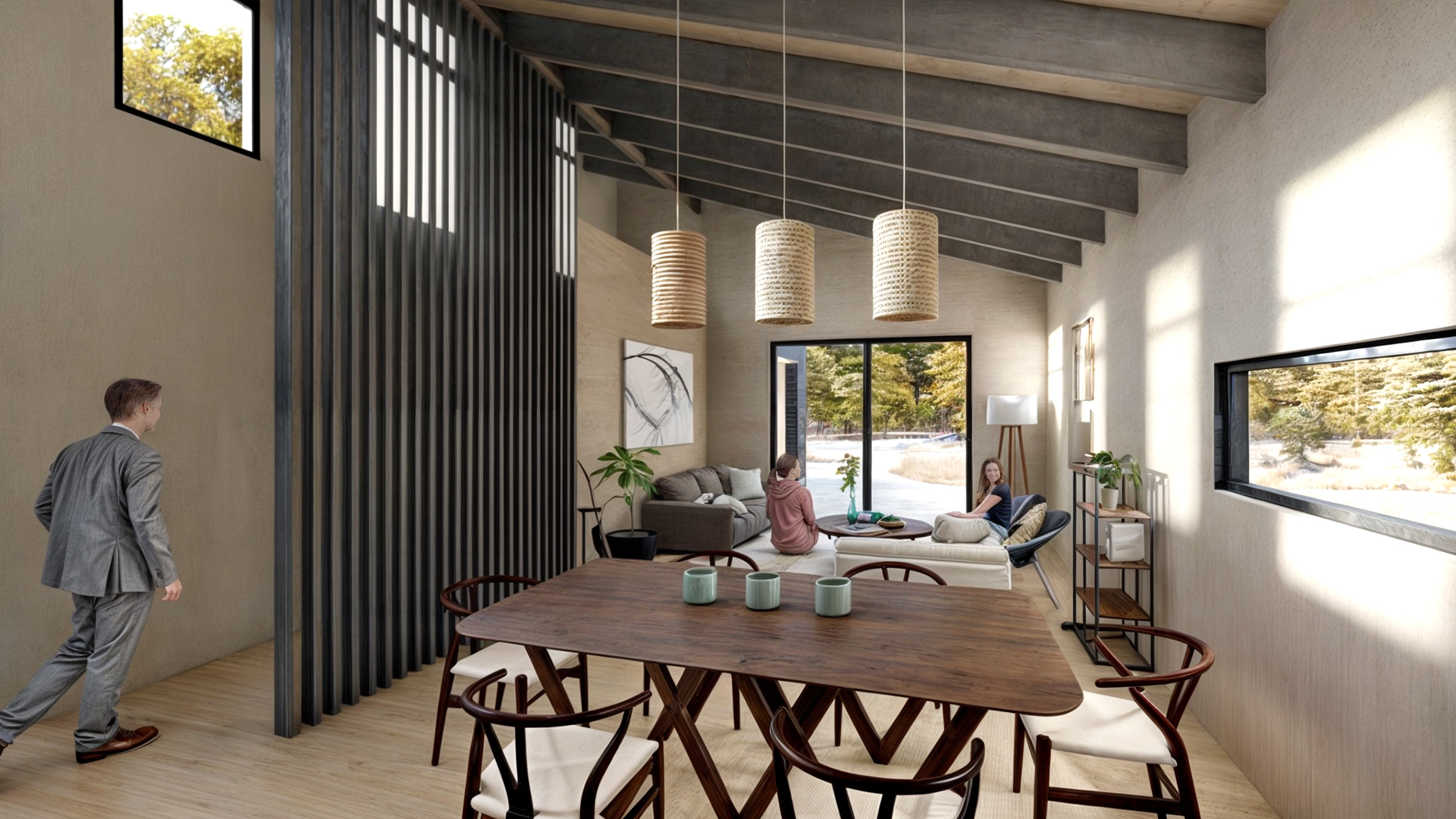 render interior 140 COLBUN 140m2 - Imagen 8