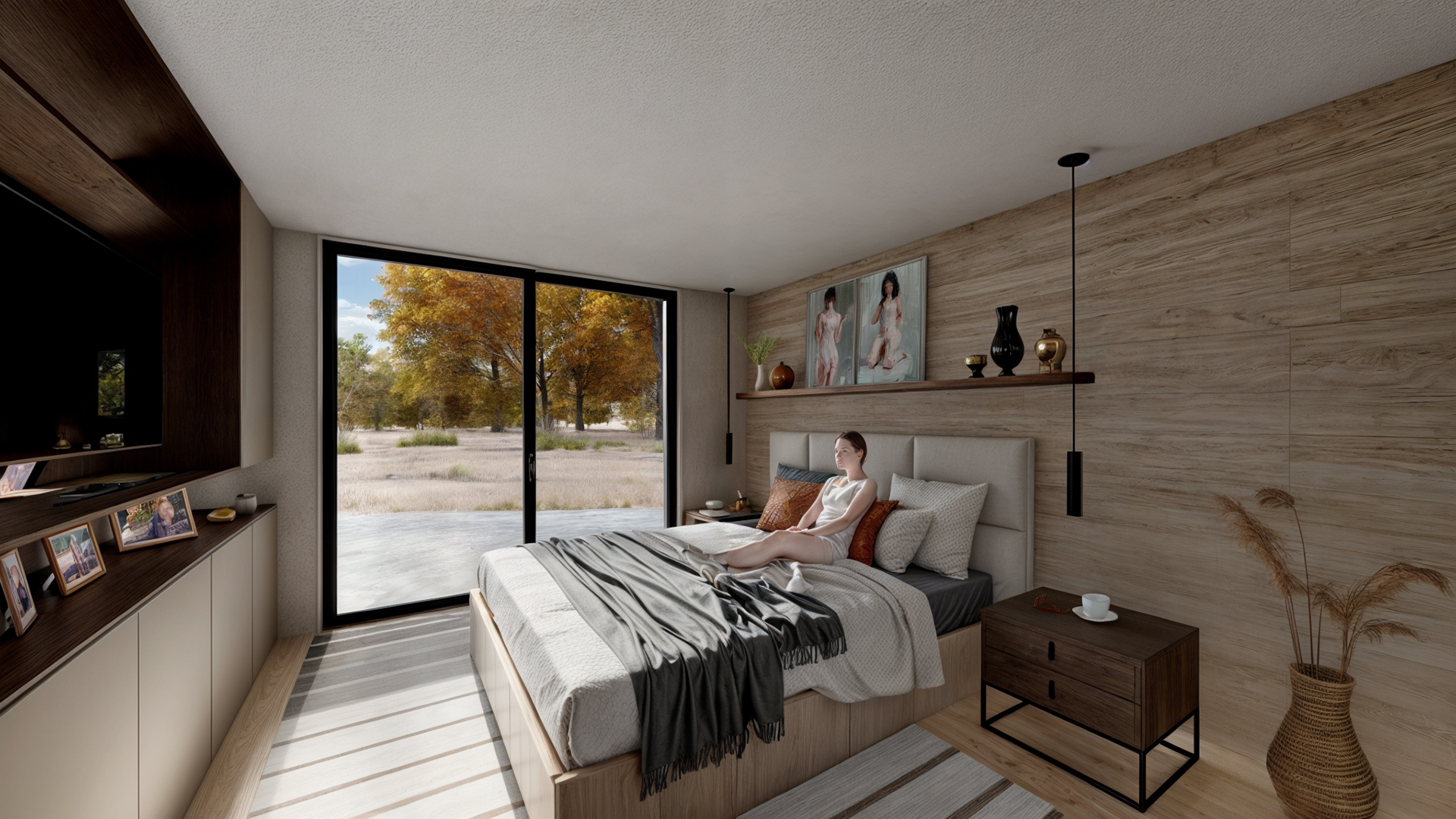 render interior 3 140 COLBUN 140m2 - Imagen 7