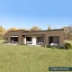 Fachada exterior casa ancha modelo Elqui 130m2 ideal para parcelas.