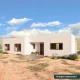 Fachada exterior casa prefabricada SIP modelo Vicuña 115m2 estilo mediterráneo o sureño.